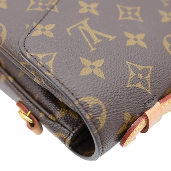 Louis Vuitton  Metis Pochette Monogram Canvas Crossbody Bag Brown - Picture 6 of 13